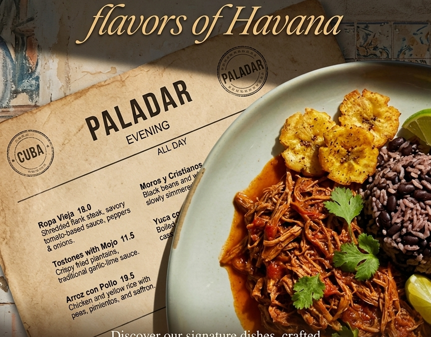 🇨🇺 Cuban Bistro: A Journey Into Traditional Cuban Cuisine